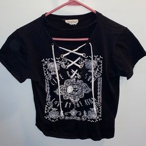 Cropped Graphic Tee